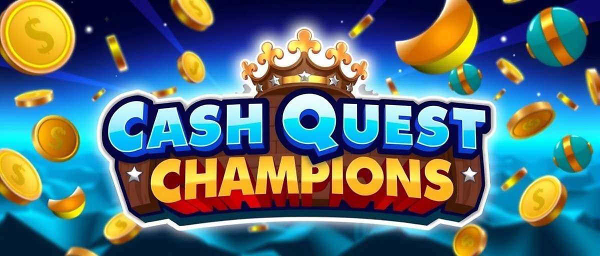 Cash Quest Champions - India's Favorite Real Cash Quiz Game Cash Quest Champions Game Logo & Interface